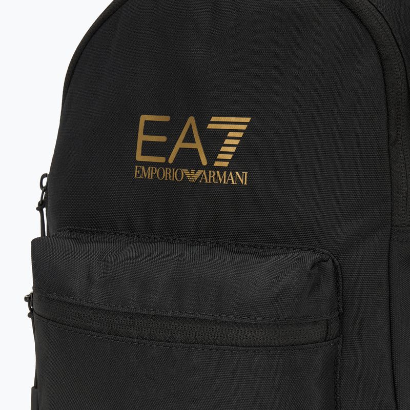 Vaikiška miesto kuprinė EA7 Emporio Armani Train Core 6 l black / gold logo black gold logo 5