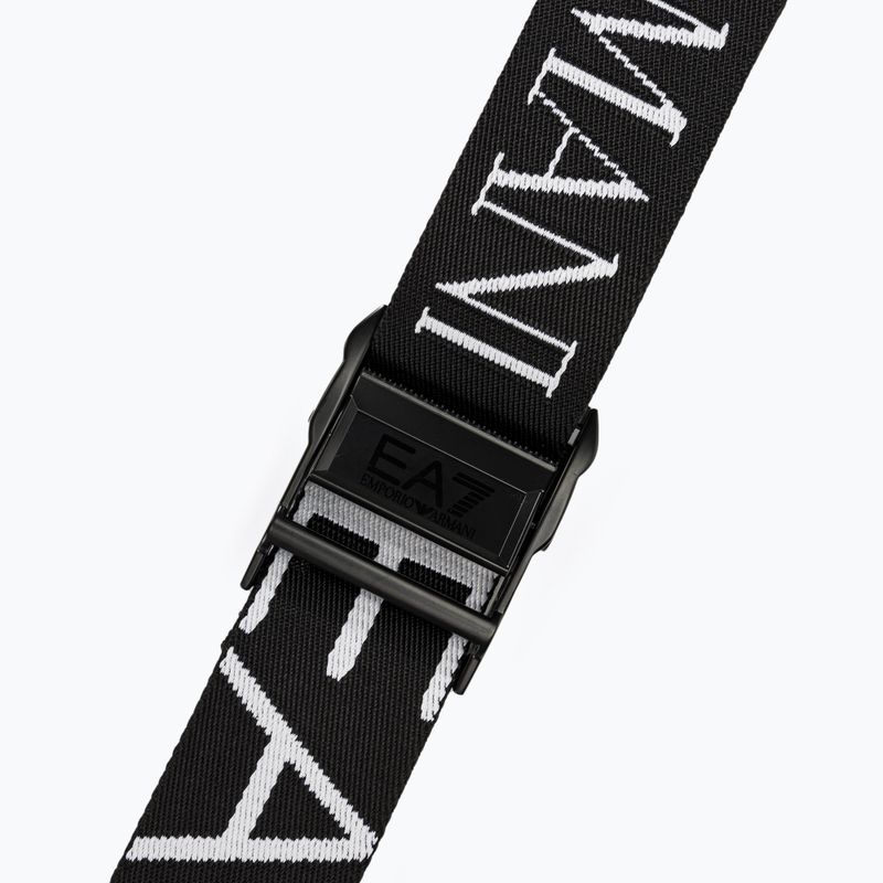Kelnių diržas EA7 Emporio Armani Allover Logo black/white 2