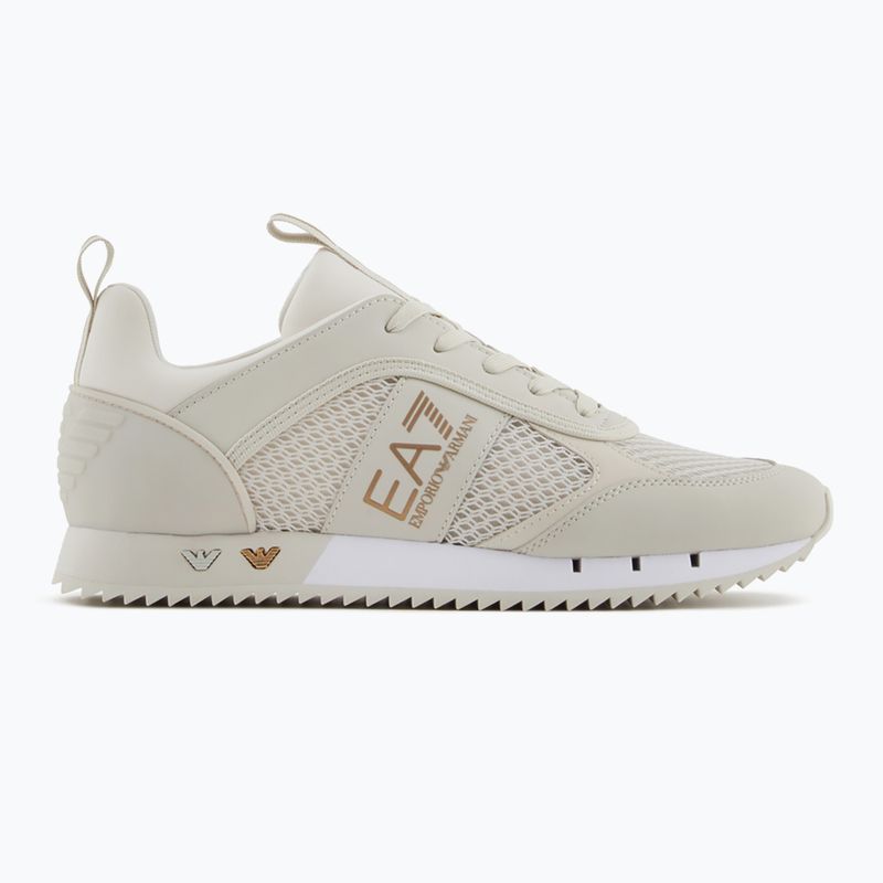 Batai EA7 Emporio Armani Black & White Laces silver birch/gold