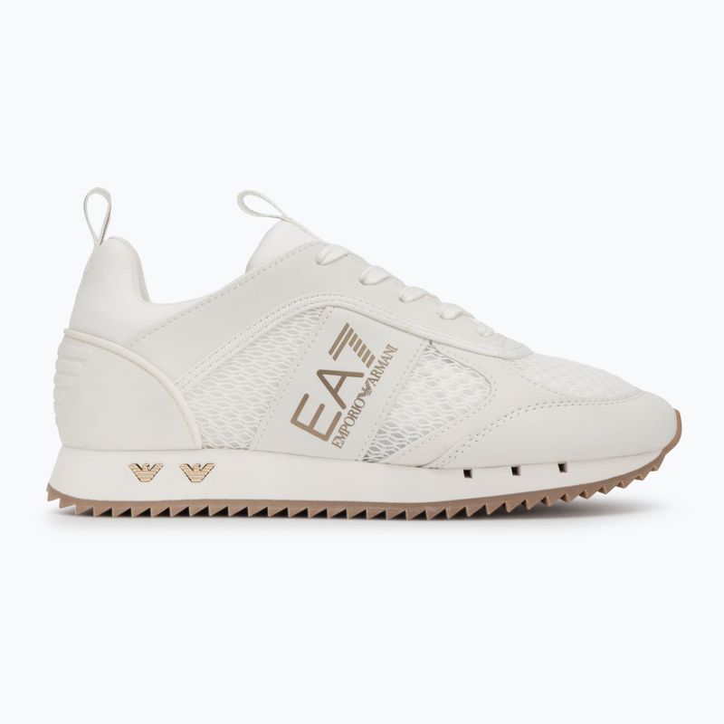 Batai EA7 Emporio Armani Black & White Laces triple off wht/gold 2