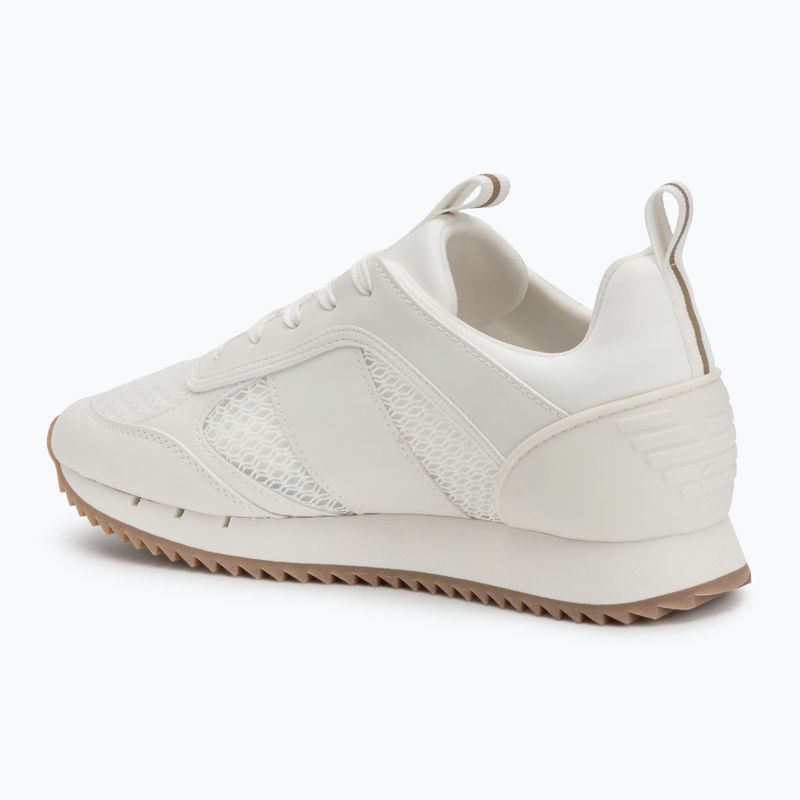 Batai EA7 Emporio Armani Black & White Laces triple off wht/gold 3