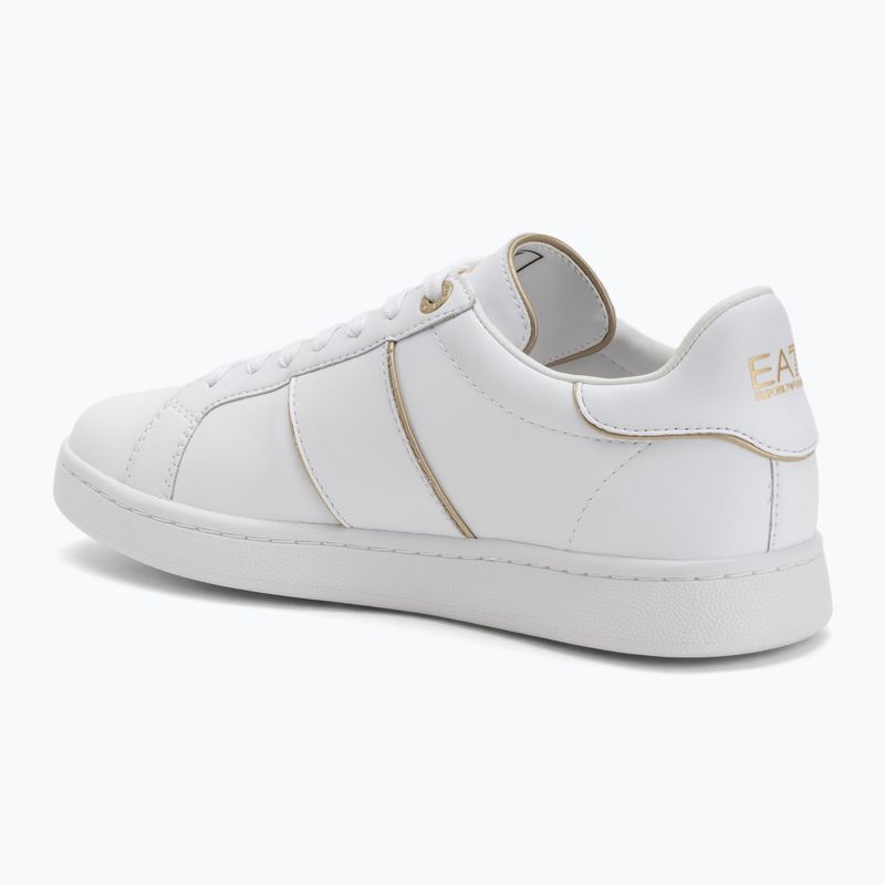 Batai EA7 Emporio Armani Classic Logo full wht/gold detail 3