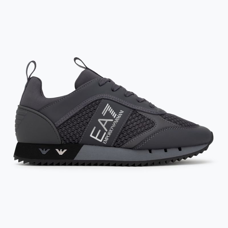 Batai EA7 Emporio Armani Black & White Laces asphalt grey/silv.g7 2