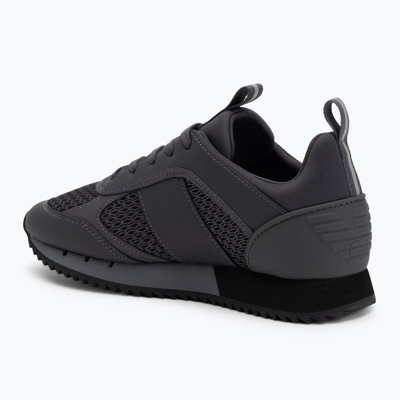 Batai EA7 Emporio Armani Black & White Laces asphalt grey/silv.g7 3