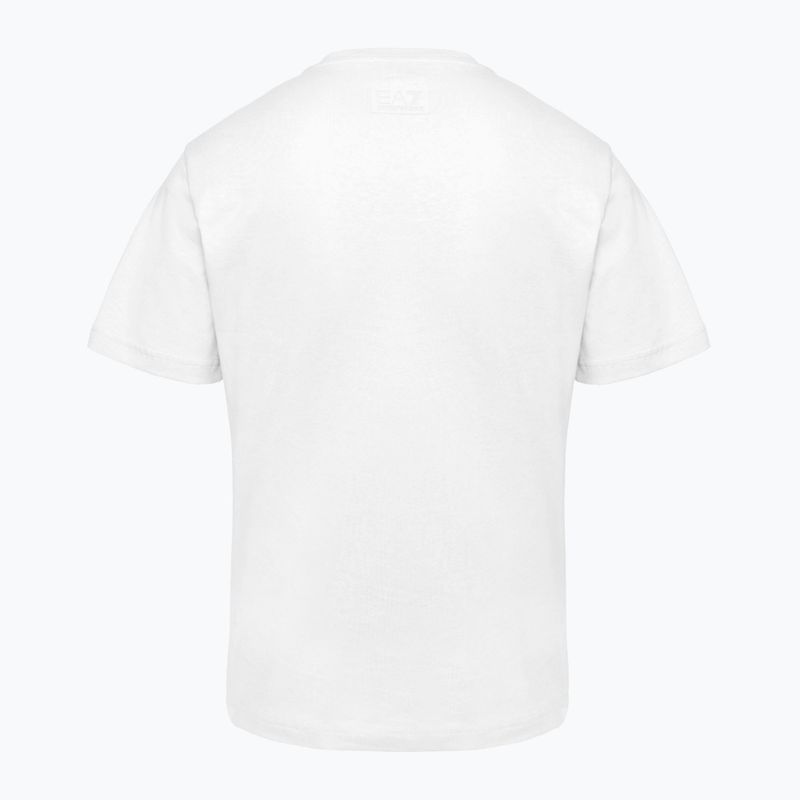 Vyriški EA7 Emporio Armani Logo Series balti marškinėliai 2