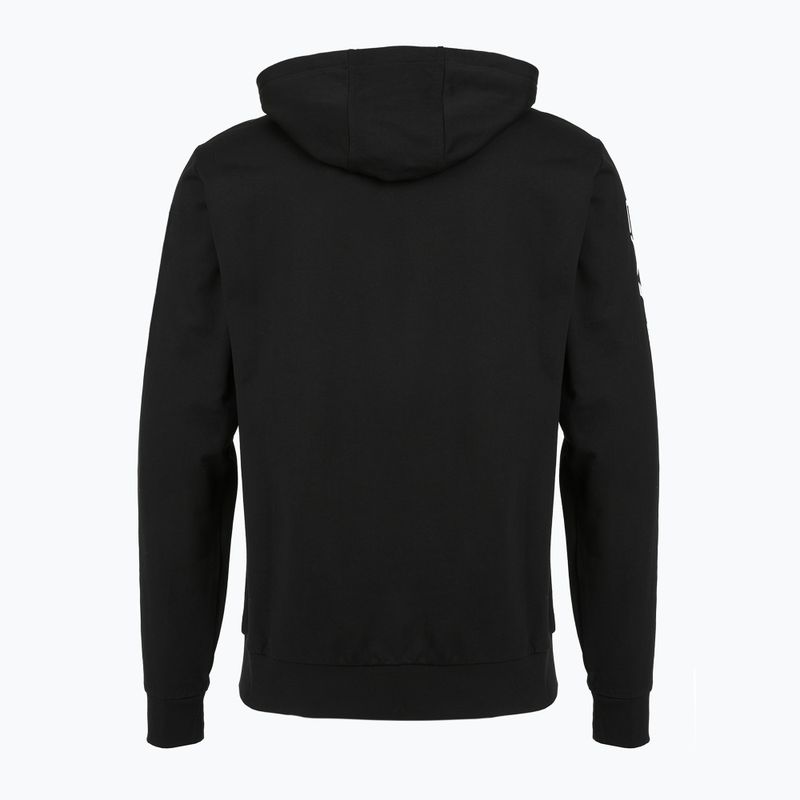 Vyriškas džemperis Emporio Armani EA7 Train Logo Series Extended Logo Hoodie black / white 2