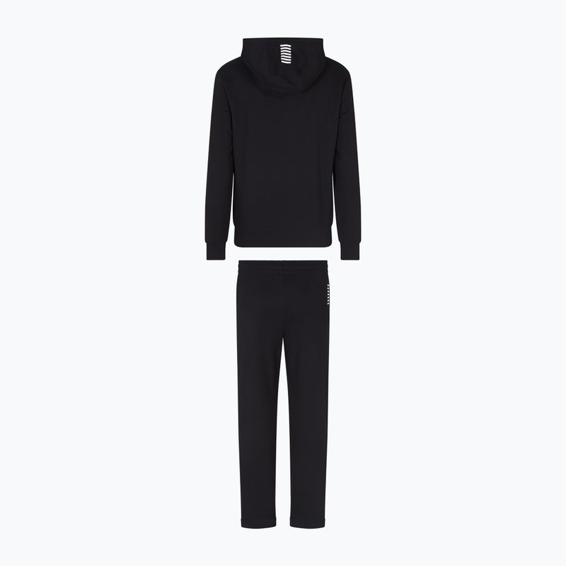 Vyriškas sportinis kostiumas EA7 Emporio Armani Train Core Id T-Suit Hoodie Fz black 2