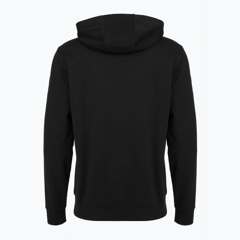 Vyriškas džemperis Emporio Armani EA7 Train Logo Series Extended Logo Hoodie black / gold 2