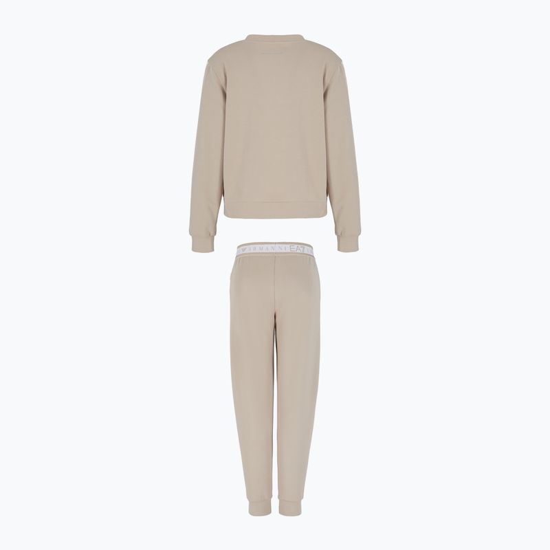 EA7 Emporio Armani Natural Ventus 7 moteriškas sportinis kostiumas cobblestone 2