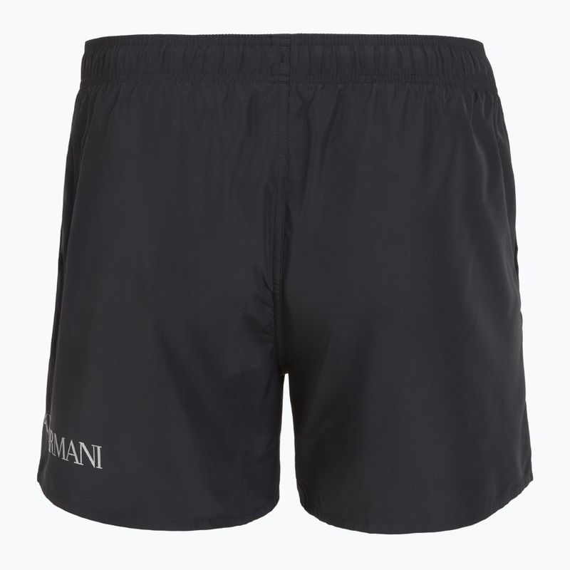 Vyriški maudymosi šortai EA7 Emporio Armani Extended Logo Boxer black / silver 2