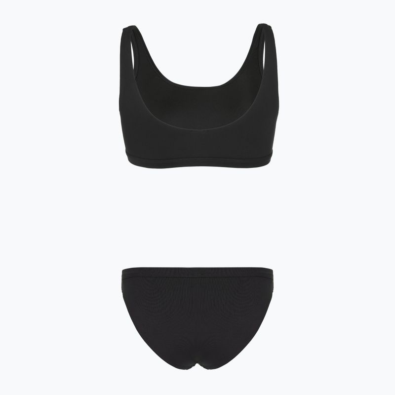 Moteriškas dviejų dalių maudymosi kostiumėlis EA7 Emporio Armani Maxi Logo Bikini Top black 2