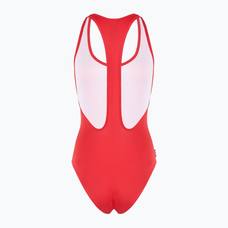Moteriškas vientisas maudymosi kostiumėlis EA7 Emporio Armani Maxi Logo One Piece racing red 2