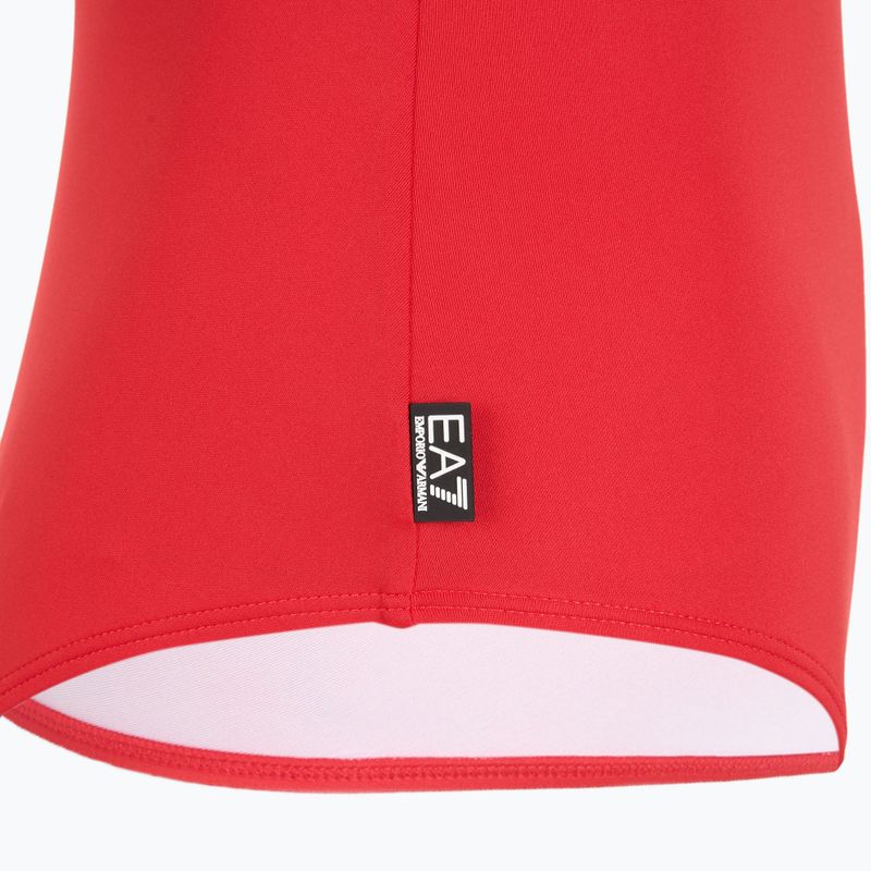 Moteriškas vientisas maudymosi kostiumėlis EA7 Emporio Armani Maxi Logo One Piece racing red 4