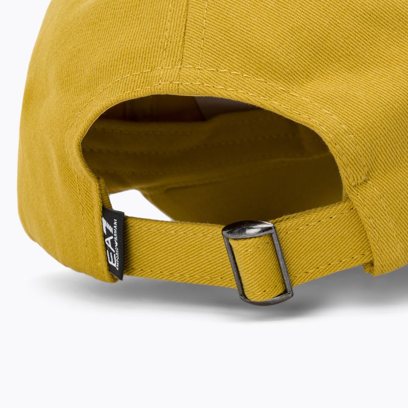 EA7 Emporio Armani Train Logo Series Siuvinėta antikvarinė samanų beisbolo kepuraitė 4