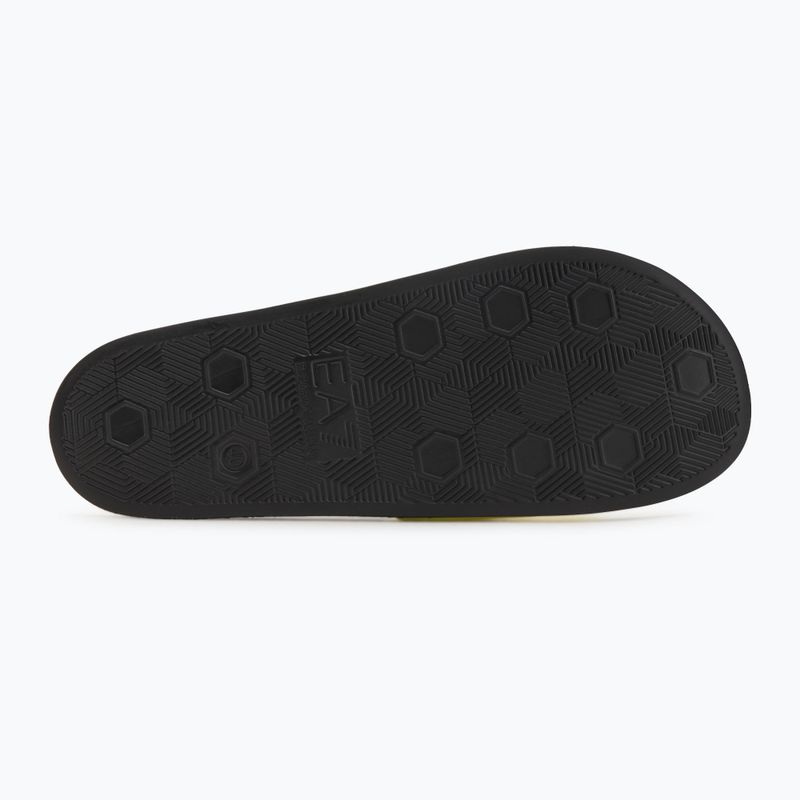 Šlepetės EA7 Emporio Armani Water Sports Visibility yellow flueo / black 4