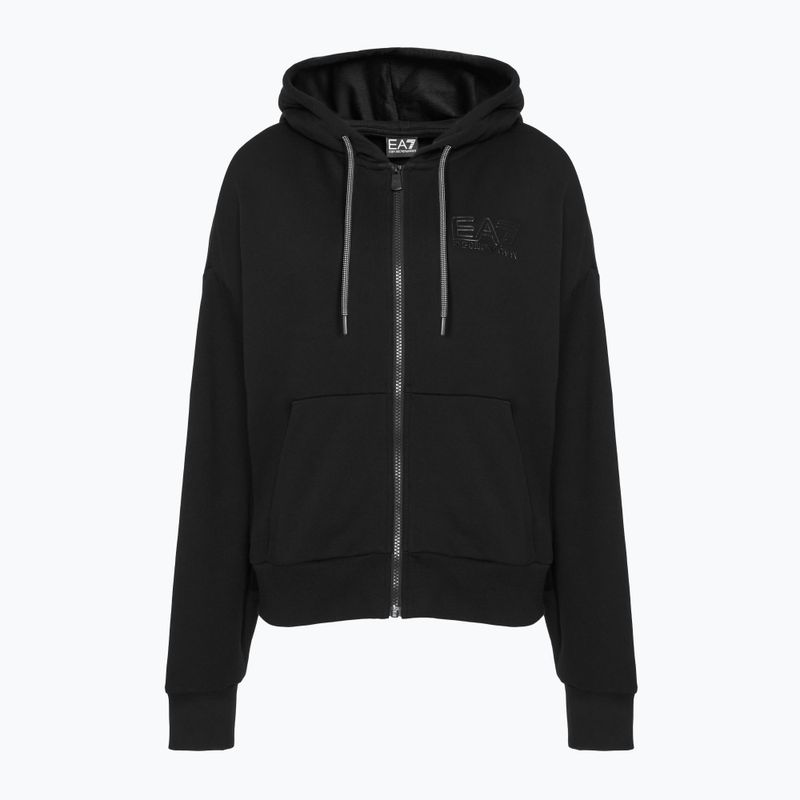 Moteriškas EA7 Emporio Armani Traukinio matomumo sportinis kostiumas HO CH FZ black 3