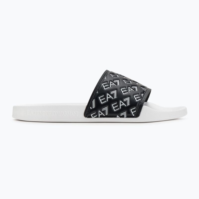 Šlepetės EA7 Emporio Armani Water Sports All Over black / white 2