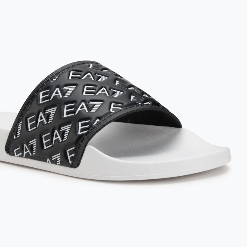 Šlepetės EA7 Emporio Armani Water Sports All Over black / white 7