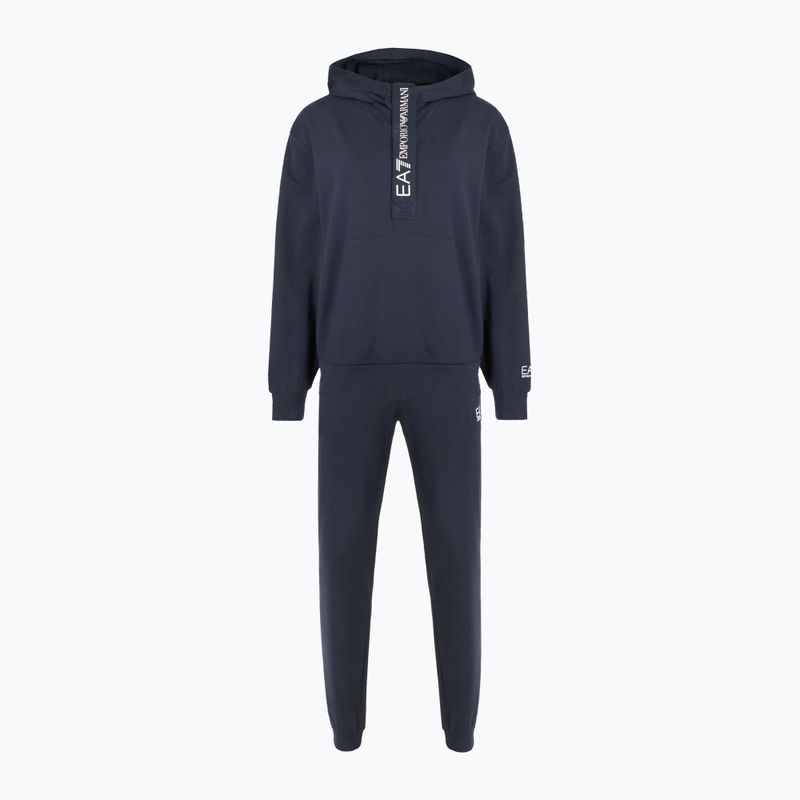 Moteriškas EA7 Emporio Armani Traukinio kostiumas HO 1/4 Zip armani blue