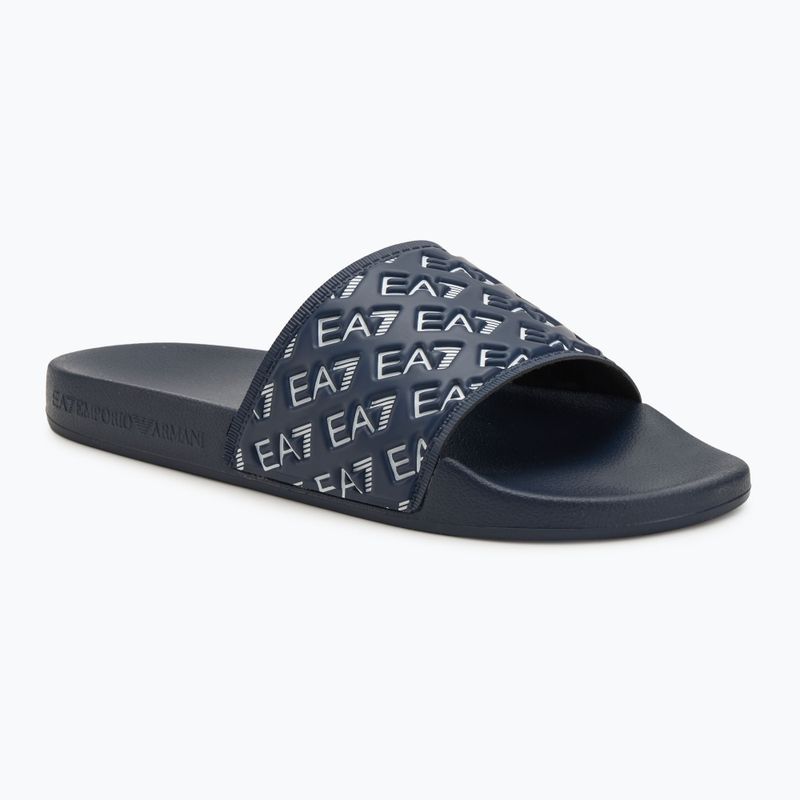 Šlepetės EA7 Emporio ArmaniWater Sports All Over navy / white