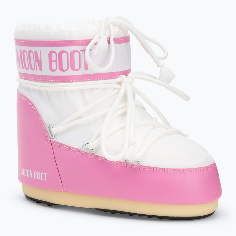 Moteriški sniego batai Moon Boot Icon Low Nylon pink/white