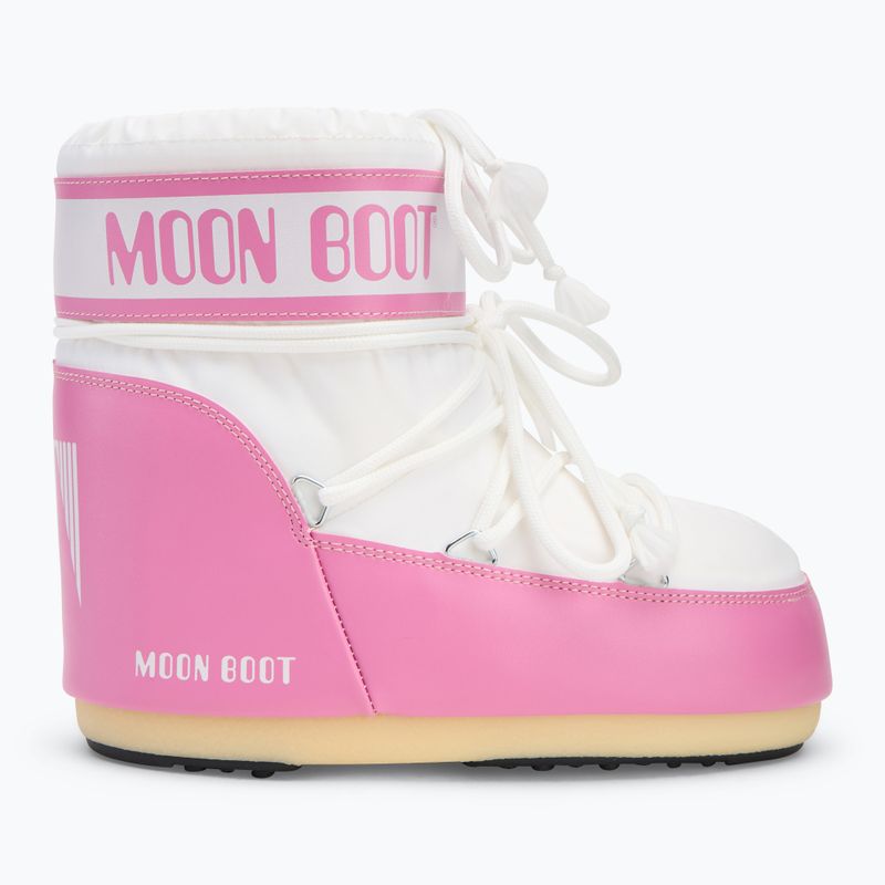 Moteriški sniego batai Moon Boot Icon Low Nylon pink/white 2