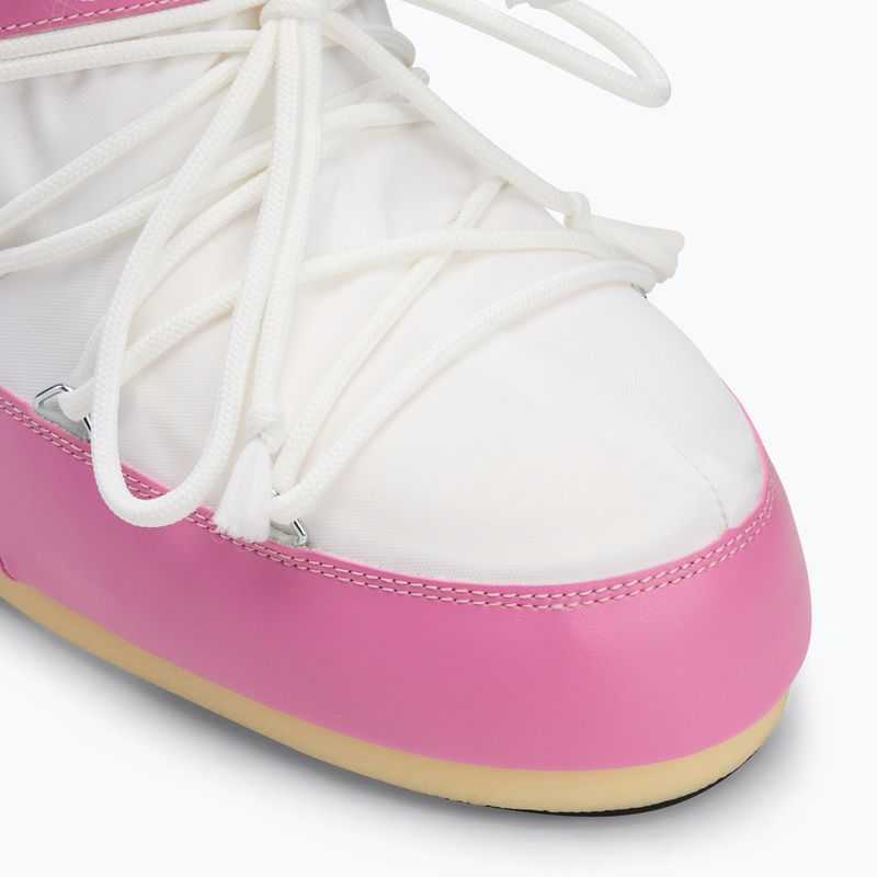 Moteriški sniego batai Moon Boot Icon Low Nylon pink/white 7