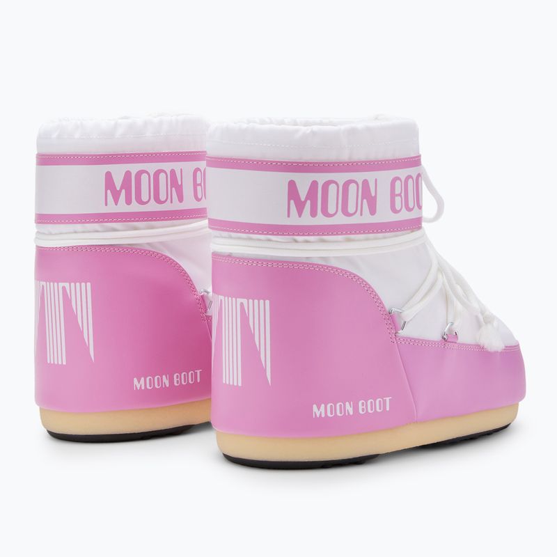 Moteriški sniego batai Moon Boot Icon Low Nylon pink/white 3