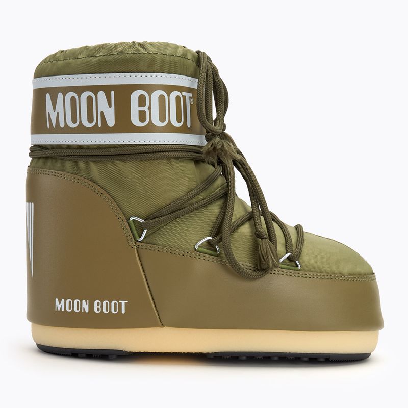 Moteriški sniego batai Moon Boot Icon Low Nylon khaki 2