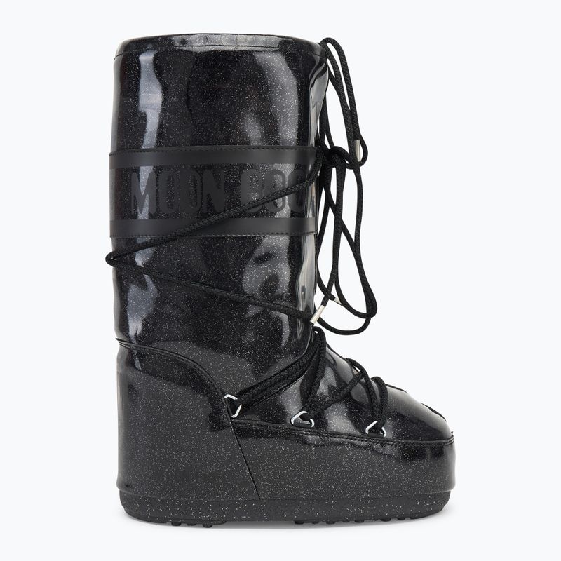 Sniego batai Moon Boot Icon Glitter black 2