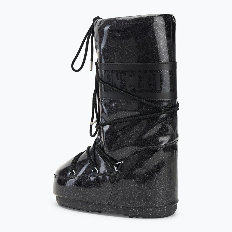 Sniego batai Moon Boot Icon Glitter black 3