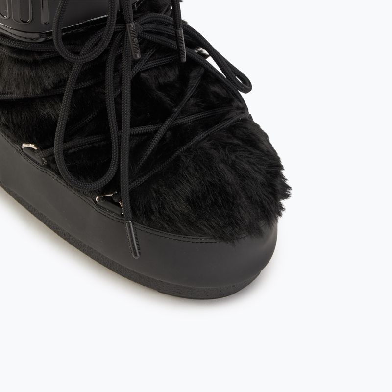 Moteriški sniego batai Moon Boot Icon Low Faux Fur black 7