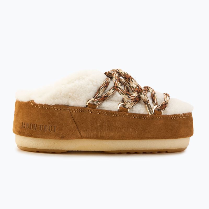 Batai Moon Boot Mule Shearling whisky/off white 2