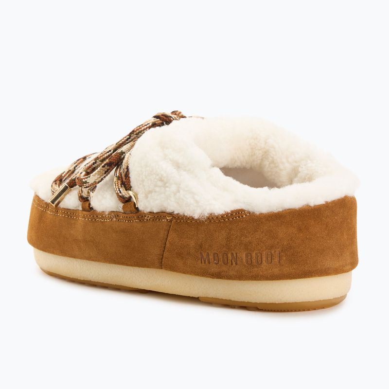 Batai Moon Boot Mule Shearling whisky/off white 3