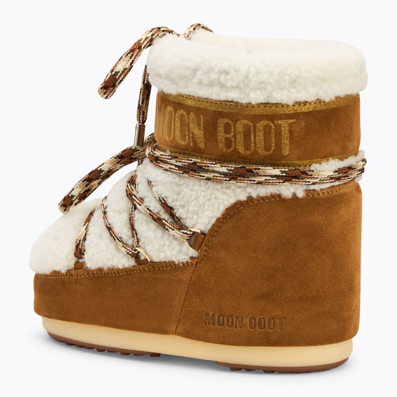 Moteriški sniego batai Moon Boot Icon Low Shearling whisky/off white 3