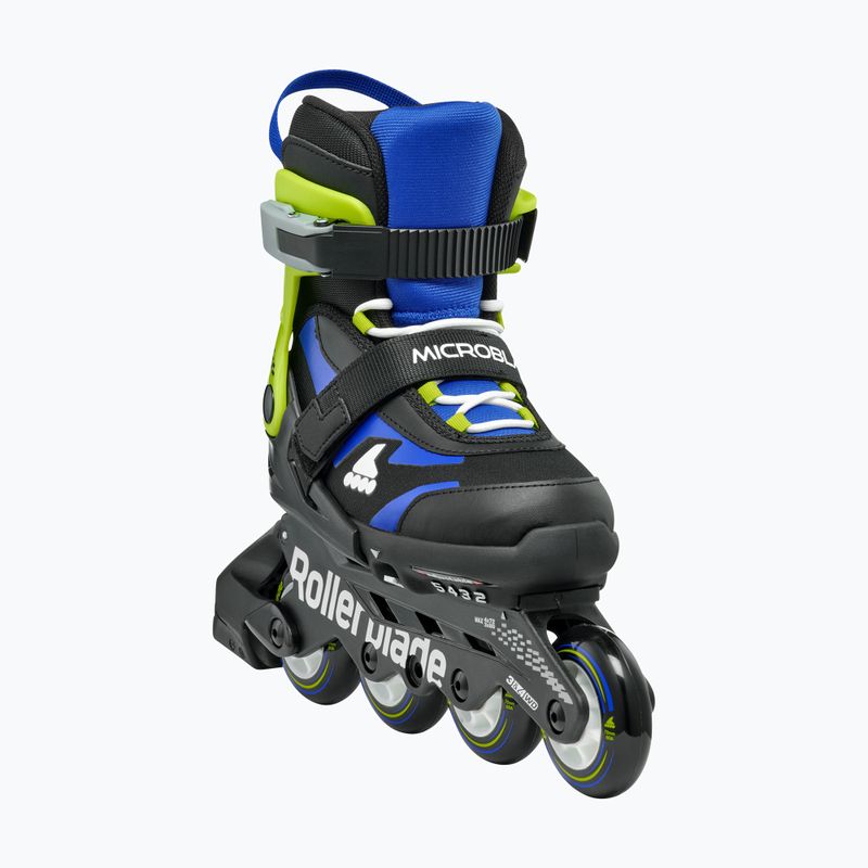 Vaikiški riedučiai Rollerblade Microblade Jr black/blue 5