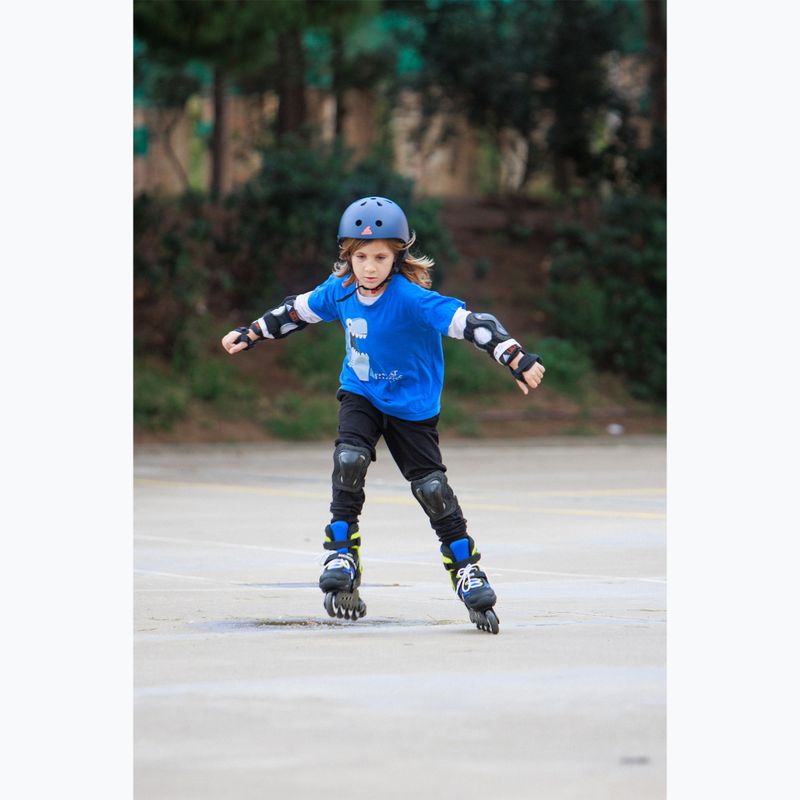 Vaikiški riedučiai Rollerblade Microblade Jr black/blue 10