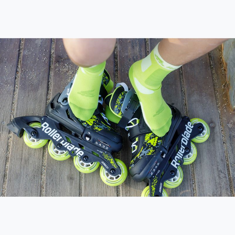 Vaikiškos kojinės Rollerblade Kids green 6