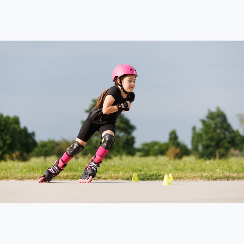 Vaikiški riedučiai Rollerblade Microblade Jr black/pink 10