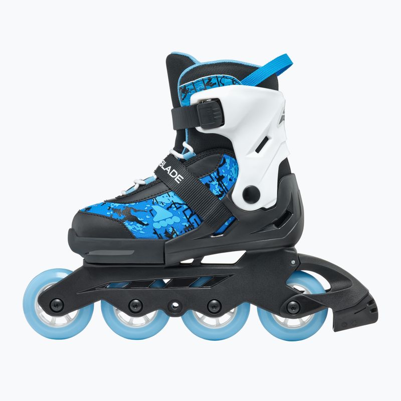 Vaikiški riedučiai Rollerblade Microblade SL Jr black/sky blue 4