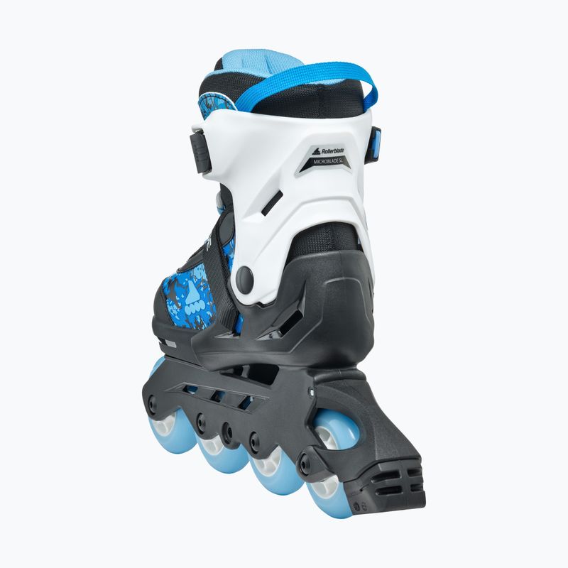 Vaikiški riedučiai Rollerblade Microblade SL Jr black/sky blue 6