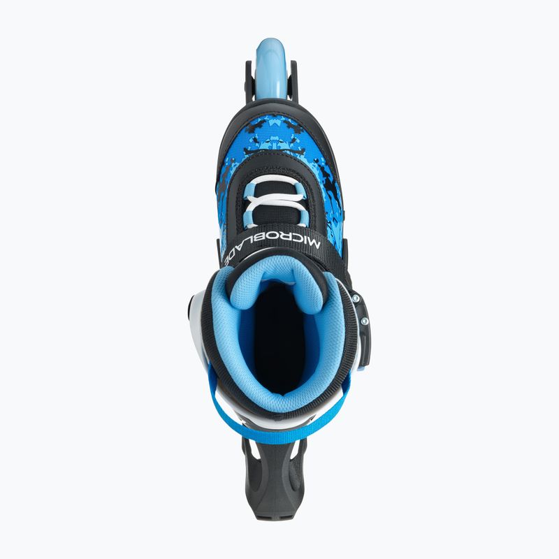 Vaikiški riedučiai Rollerblade Microblade SL Jr black/sky blue 7
