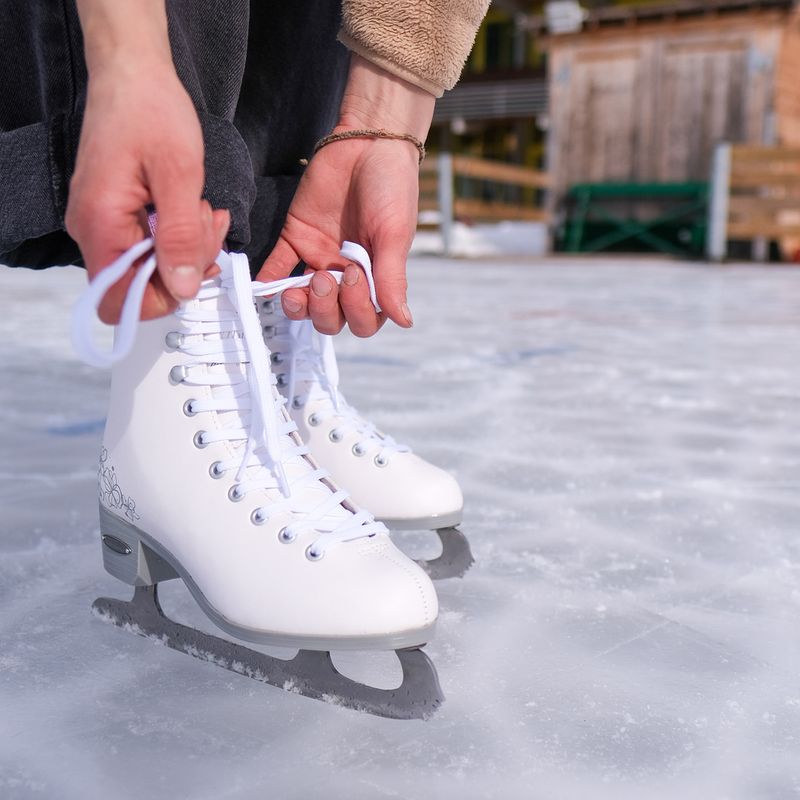 Moteriškos dailiojo čiuožimo pačiūžos Bladerunner Aurora W white/silver 8