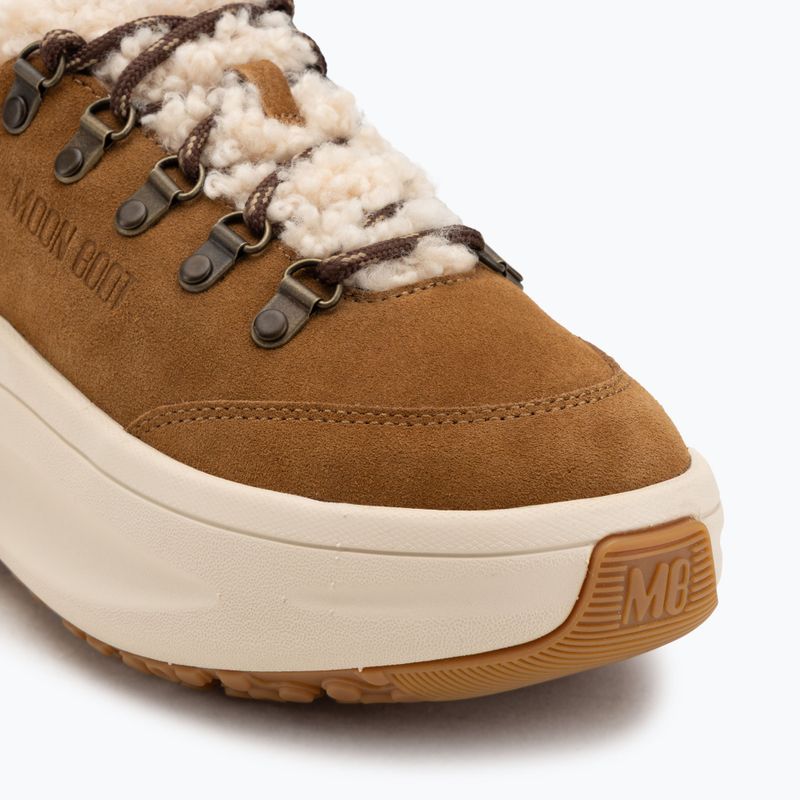 Moteriški sniego batai Moon Boot Moon247 City Shearling cognac 7