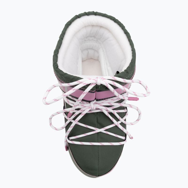 Moteriški sniego batai Moon Boot Icon Low Space Racing forest green/silver/pink 5