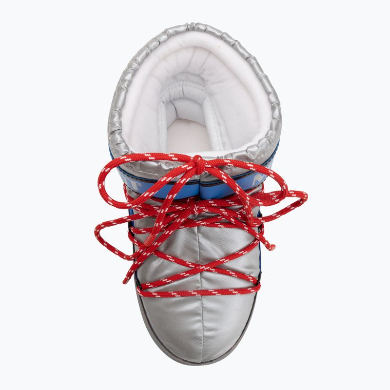 Moteriški sniego batai Moon Boot Icon Low Space Racing silver/blue/red 5