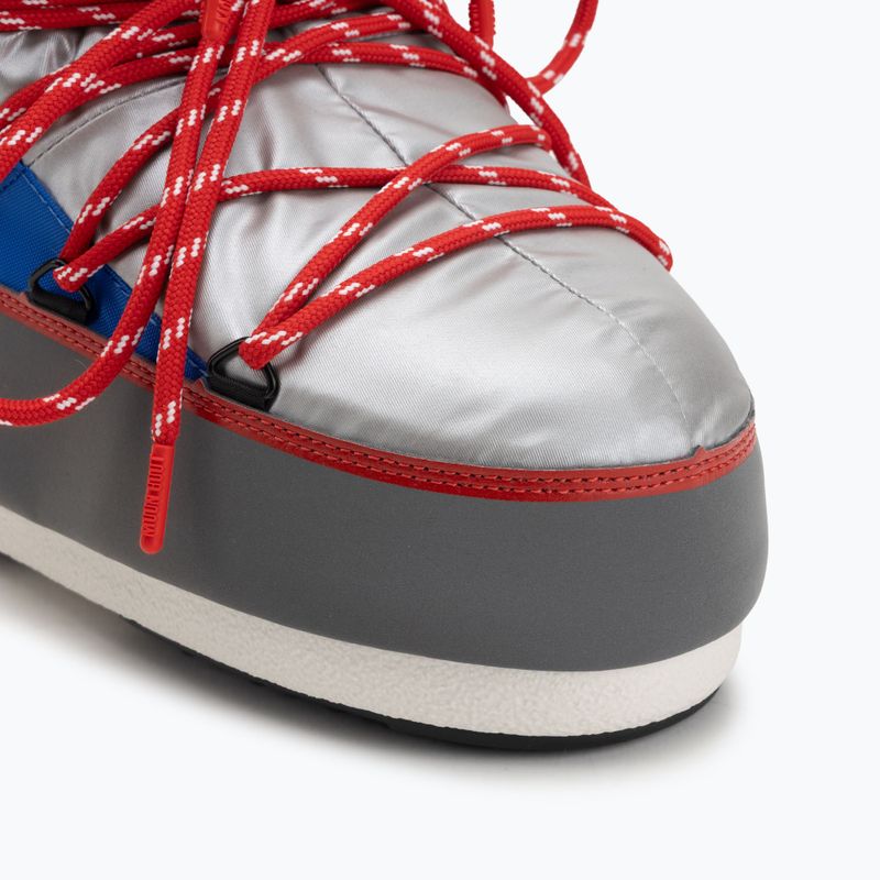 Moteriški sniego batai Moon Boot Icon Low Space Racing silver/blue/red 7