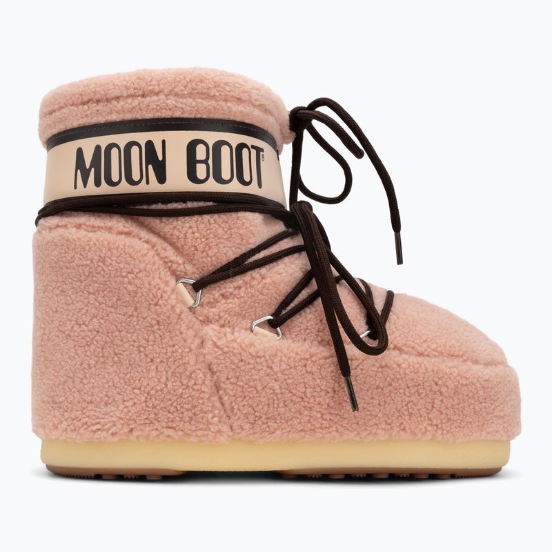 Moteriški sniego batai Moon Boot Icon Low Fleece pink 2