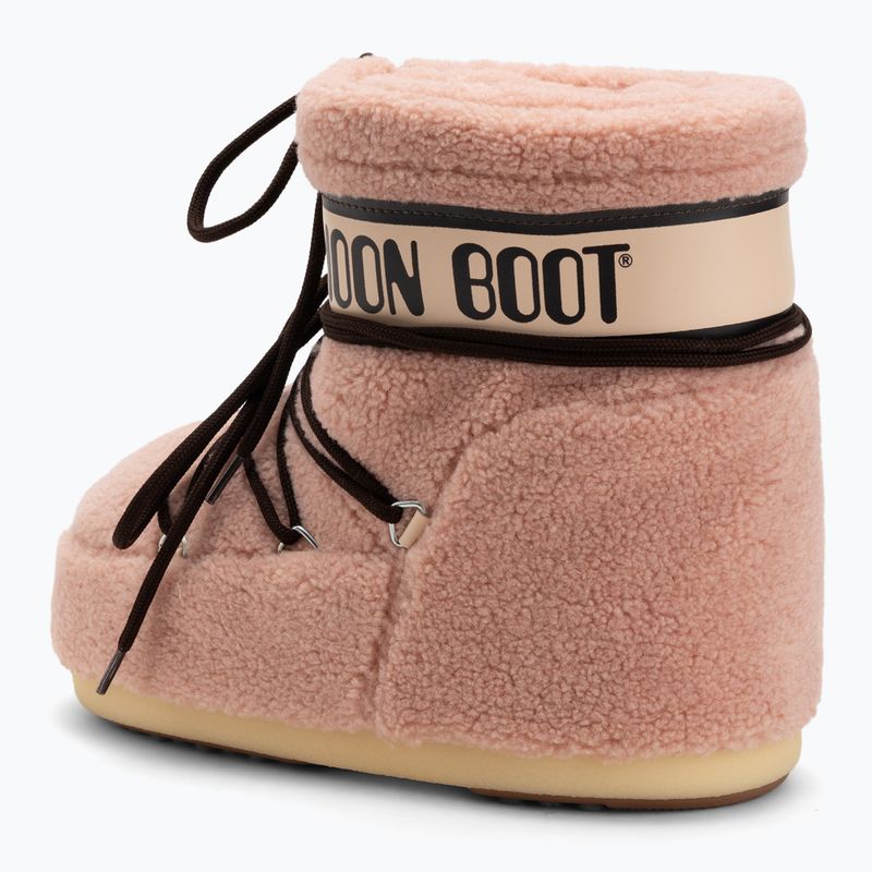 Moteriški sniego batai Moon Boot Icon Low Fleece pink 3