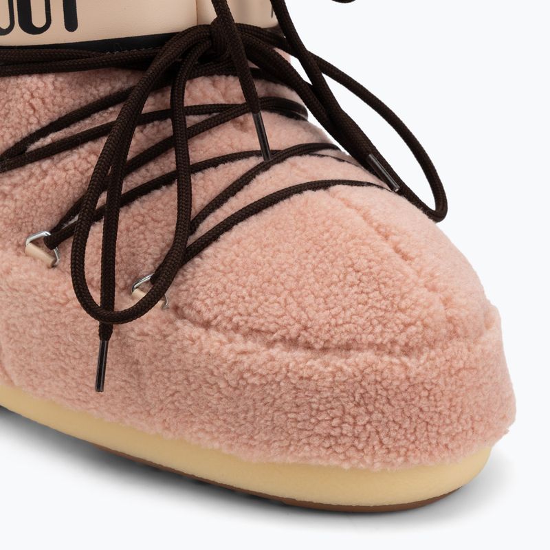 Moteriški sniego batai Moon Boot Icon Low Fleece pink 7